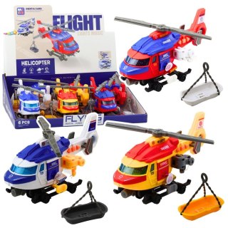 Lean Helikopter Ratunkowy Nosze Hak Wciągarka Napęd Światła Dźwięki Mix Lean (24227)