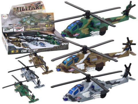 Lean Helikopter Wojskowy Śmigłowiec Militarny Aluminiowy Mix Dźwięk Światła Lean (16530)