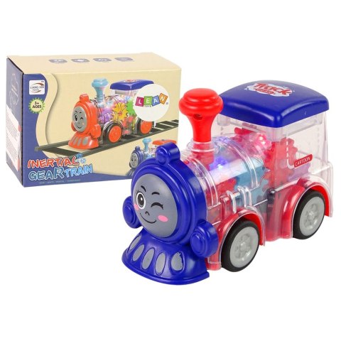 Lean Lokomotywa LED Napęd Frykcyjny Przezroczysta Lean (12063)