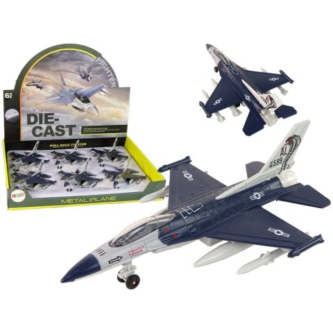 Lean Samolot Napęd Frykcyjny Światła Dźwięki 1:72 Granatowy Lean (15407)