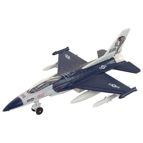 Lean Samolot Napęd Frykcyjny Światła Dźwięki 1:72 Granatowy Lean (15407)