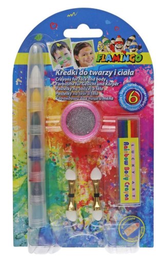 Titanum Kredki do malowania twarzy segmentowe 6 kol. Titanum