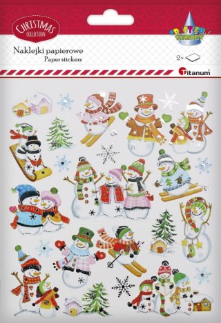 Titanum Naklejka (nalepka) Craft-Fun Series bałwanki xmass Titanum (DIY-XM(29))