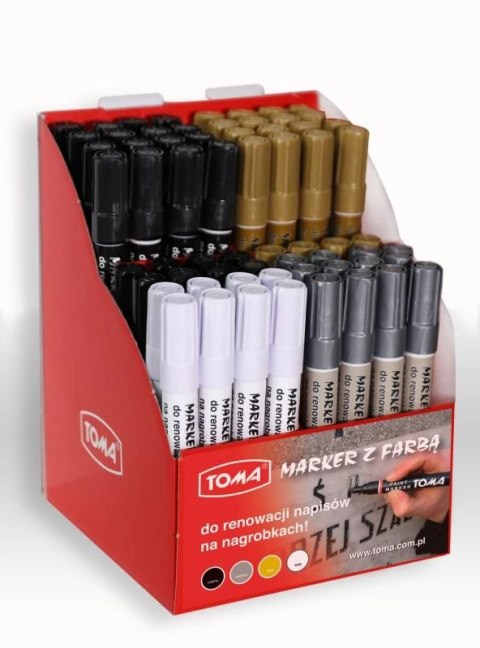 Toma Marker specjalistyczny do renowacji wkład mix 2,3mm okrągła końcówka Toma