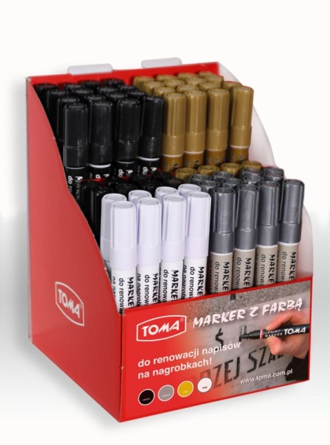 Toma Marker specjalistyczny do renowacji wkład mix 2,3mm okrągła końcówka Toma