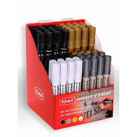 Toma Marker specjalistyczny do renowacji wkład mix 2,3mm okrągła końcówka Toma
