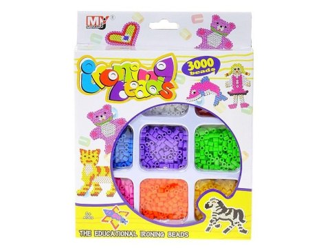 Adar Koraliki dla dziewczynki do zaprasowania 3000 szt. Adar (566217)