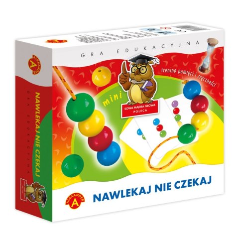 Alexander Gra logiczna nawlekaj nie czekaj mini Domino Alexander (5906018004137)