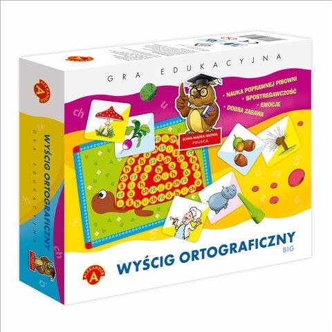 Alexander Gra planszowa Wyścig ortograficzny Big Alexander (0722)