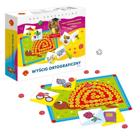 Alexander Gra planszowa Wyścig ortograficzny Big Alexander (0722)