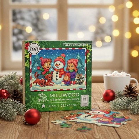 Alexander Puzzle Christmas - Happy Snowman 30 el. Alexander (50868)