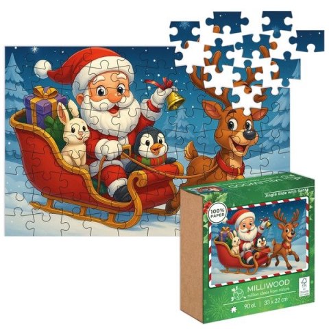 Alexander Puzzle Jingle Ride with Santa 90 el. Alexander (50875)