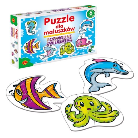Alexander Puzzle PODWODNE ZWIERZĘTA DLA MALUCHÓW Alexander (5906018005363)