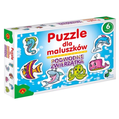 Alexander Puzzle PODWODNE ZWIERZĘTA DLA MALUCHÓW Alexander (5906018005363)