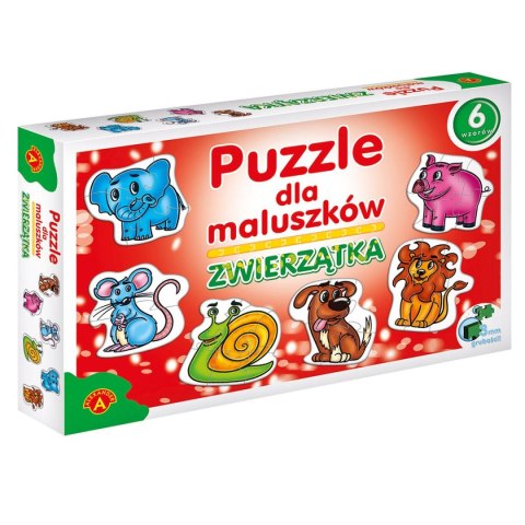 Alexander Puzzle ZWIERZĘTA DLA MALUCHÓW mix el. Alexander (5906018005356)