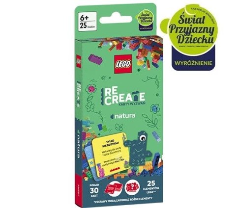 Ameet Książeczka edukacyjna LEGO® Recreate. Karty Wyzwań. Natura. Ameet (ACP 6612)