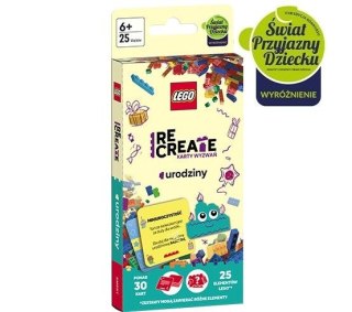 Ameet Książeczka edukacyjna LEGO® Recreate. Karty Wyzwań. Urodziny Ameet (ACP 6611)