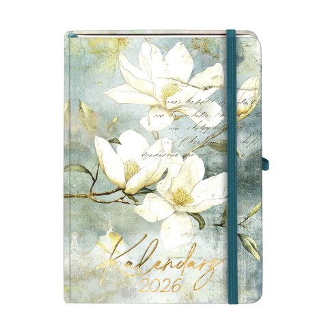 Antra Kalendarz książkowy (terminarz) 2026 BOTANICAL DNS Antra (MAGNOLIA)