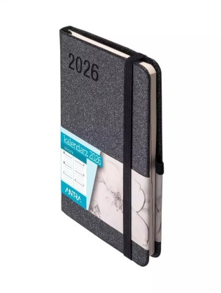 Antra Kalendarz książkowy (terminarz) 2026 SAKURA TDW A6 Antra (CZARNY)