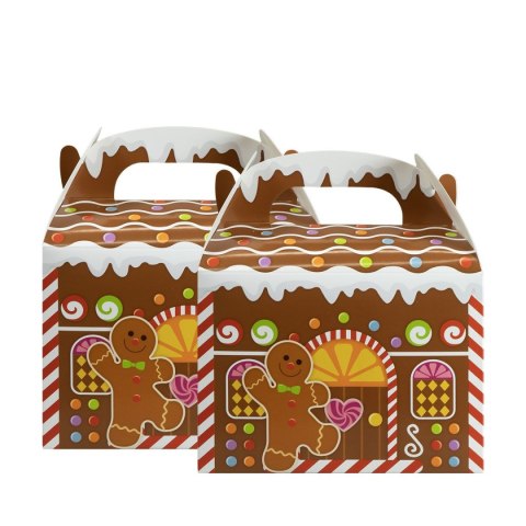 Arpex Opakowanie ozdobne Papierowe domki - pudełko na upominki (2 szt.) Arpex (BP6927)