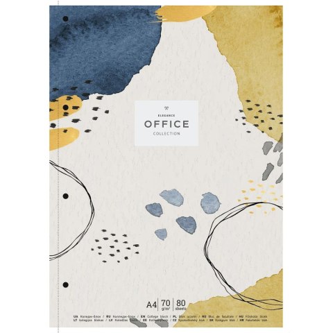 Astrapap Kołozeszyt (kołonotatnik) OFFICE ELEGANCE 104021007 A4+ 80k. krata Astrapap