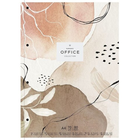 Astrapap Kołozeszyt (kołonotatnik) OFFICE ELEGANCE 104021007 A4+ 80k. krata Astrapap