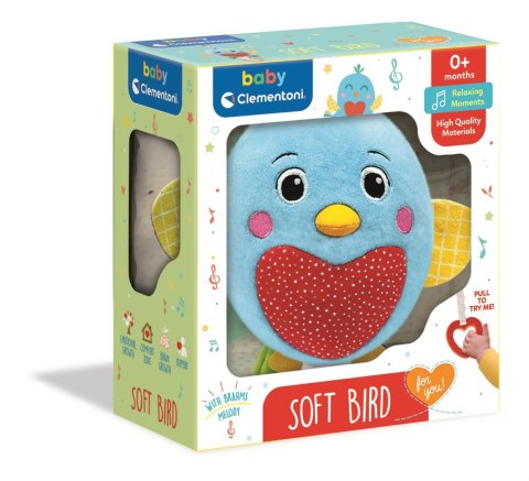 Clementoni Zabawka dźwiękowa Pozytywka ptaszek Clementoni (17821)