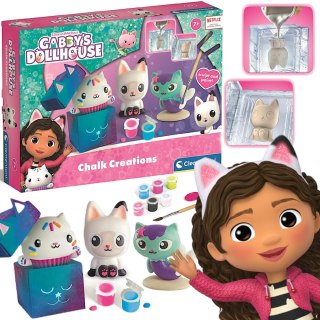 Clementoni Zestaw kreatywny dla dzieci Koci Domek Gabi Figurki DIY Przyjaciele Clementoni (50885)