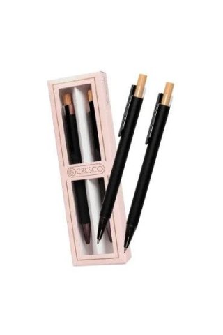 Cresco Zestaw piśmienniczy DYPLOMAT CZARNY Dy-02 DŁUGOPIS +OŁÓWEK Cresco (250053)