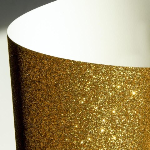 Galeria Papieru Papier ozdobny (wizytówkowy) brokatowy zielony A4 Galeria Papieru (208118)