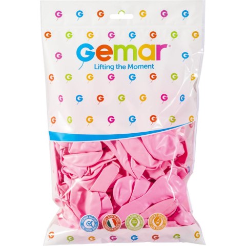 Godan Balon gumowy pastelowy jasny róż 100szt. różowy jasny 300mm 12cal Godan (G110/57)