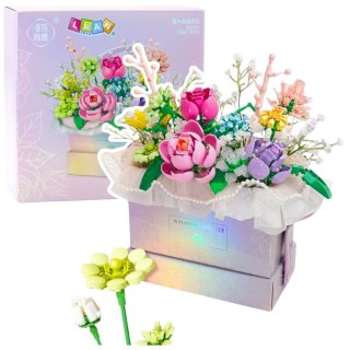 Lean Klocki konstrukcyjne Kompozycja W Pudełku Box Kwiatowy Fioletowy LED 706el. Lean (26708)