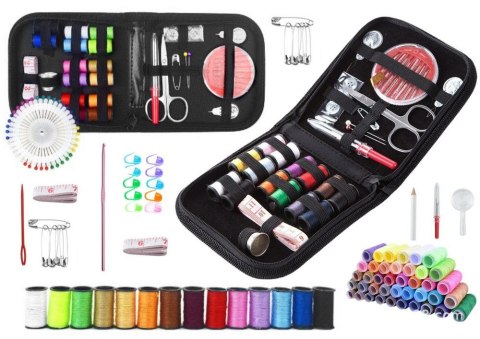 Lean Nici Mini Zestaw Krawiecki Do Szycia w Etui Przybornik 29el Lean (20751)