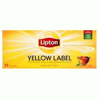 Lipton Herbata czarna, 25 torebek 2g Lipton (01996)