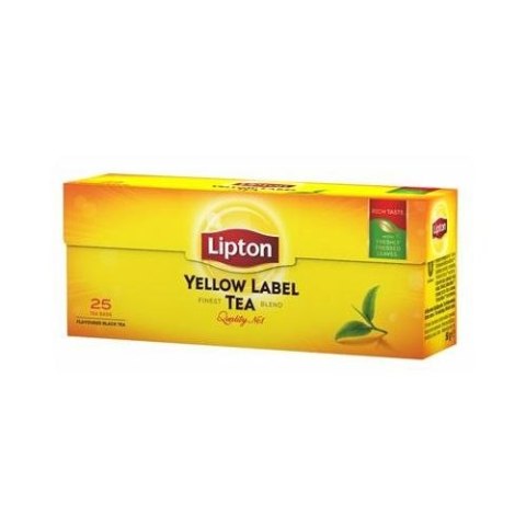 Lipton Herbata czarna, 25 torebek 2g Lipton (01996)