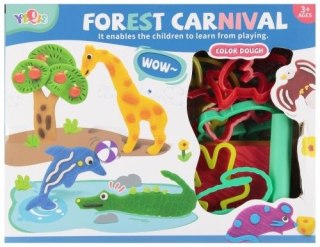 Mega Creative Masa plastyczna dla dzieci safarii mix Mega Creative (567759)