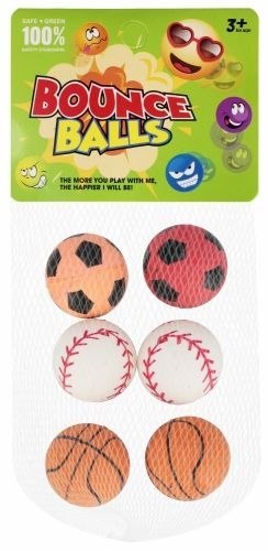 Mega Creative Piłka kauczukowa 3cm, 6 szt. Mega Creative (569748)