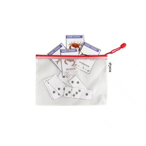 Tarifold Teczka plastikowa na suwak Djois A5 przezroczysta 230 mic. Tarifold (509023 TR)