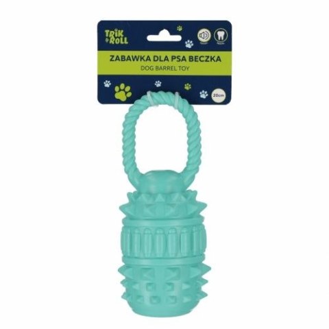 Trik Roll Gadżet Zabawka dla psa Beczka 20 cm z uchwytem niebieska Trik Roll (560668)