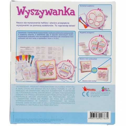 4m Zestaw kreatywny ZRÓB TO SAM WYSZYWANKA 4m (2763)