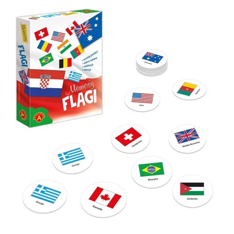 Alexander Gra edukacyjna Memosy - Flagi Alexander (26993)
