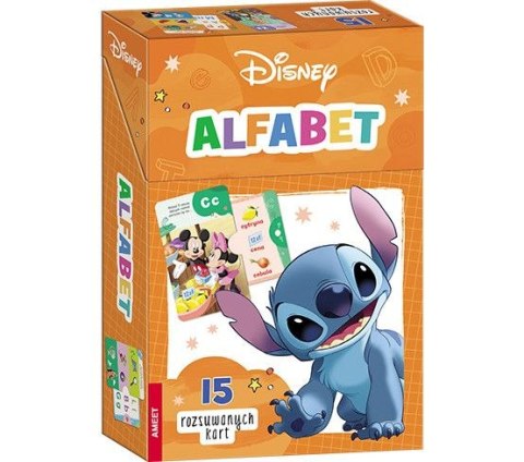 Ameet Książka dla dzieci Disney. Karty Alfabet Ameet (KWY 9101)