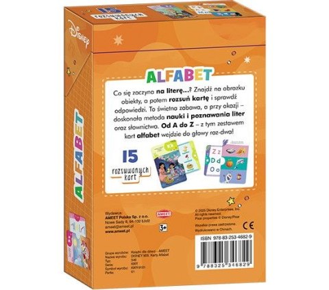 Ameet Książka dla dzieci Disney. Karty Alfabet Ameet (KWY 9101)