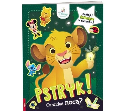 Ameet Książka dla dzieci Disney Maluch. Pstryk! Co widać nocą? Ameet (GLO - 9201)