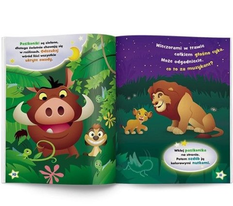 Ameet Książka dla dzieci Disney Maluch. Pstryk! Co widać nocą? Ameet (GLO - 9201)