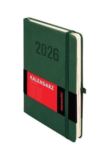Antra Kalendarz książkowy (terminarz) 2026 MEMOFIX DNS A5 Antra (zielony)