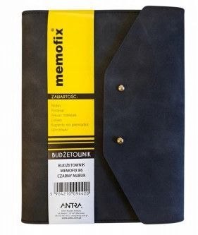 Antra Organizer Budżetownik NABUK B6 CZARNY Antra