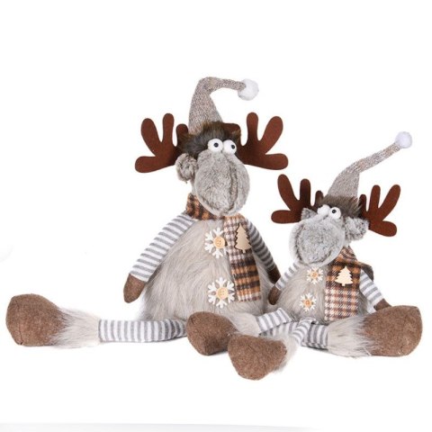 Home And Garden Ozdoba świąteczna renifer siedzący LED 57x16x10 Home And Garden (5901)