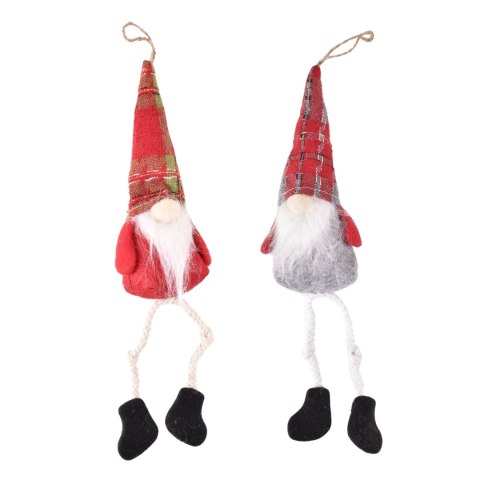 Home And Garden Ozdoba świąteczna zawieszka na choinkę gnom 30cm Home And Garden (6052)