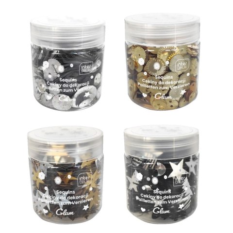 Interdruk Cekiny GLAM 30G mix 30g Interdruk